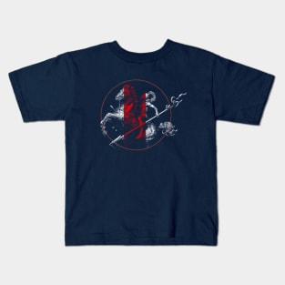 Warrior and horse Kids T-Shirt